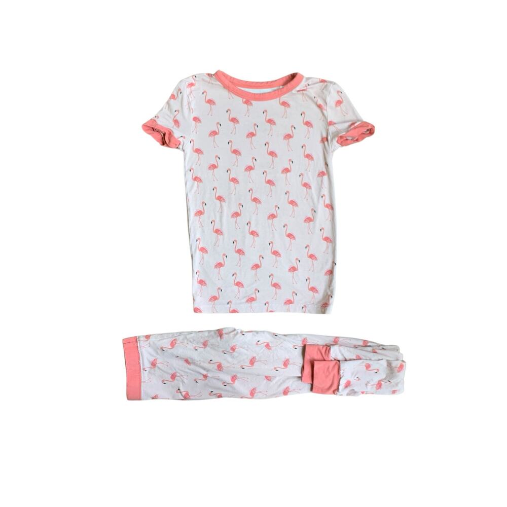 Emerson & Friends Bamboo Flamingo Pajama Set 4/5 Years